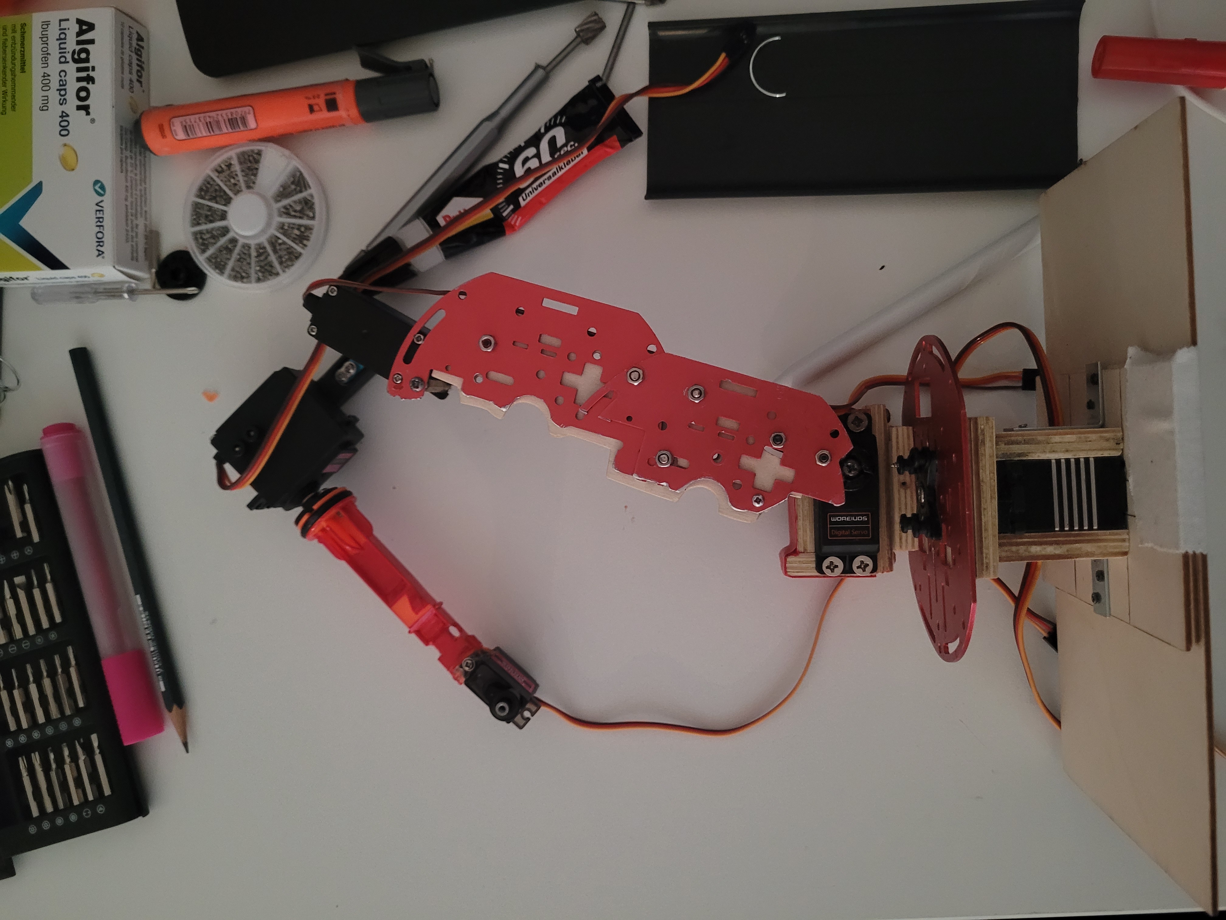 6-DOF Stepper Robot Arm