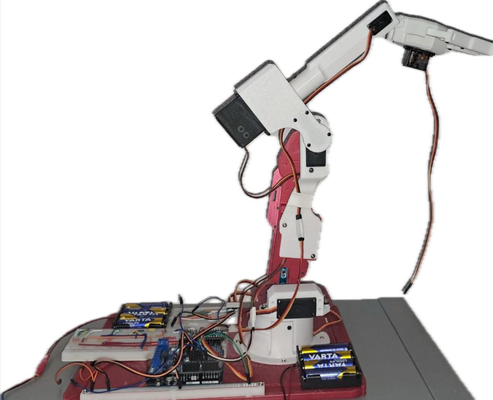 6-DOF Stepper Robot Arm