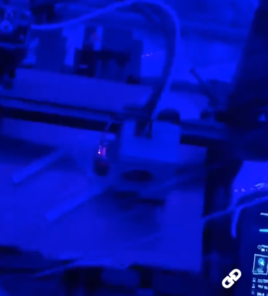 Example of warping on a large 3D print